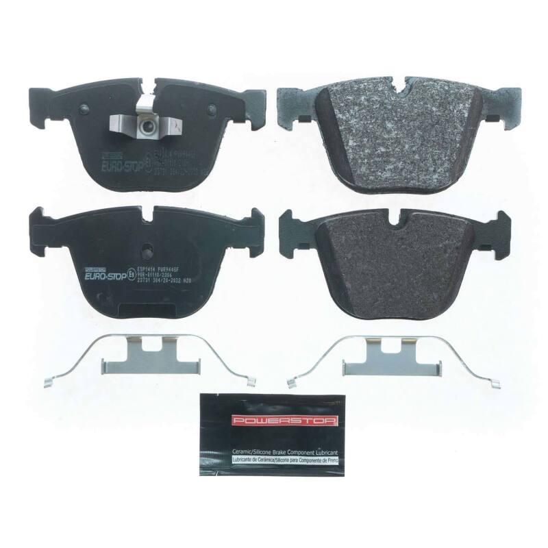 PowerStop Power Stop 11-15 BMW Alpina B7L xDrive Euro-Stop ECE-R90 Rear Brake Pads