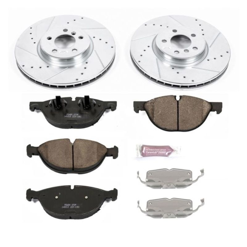 PowerStop Power Stop 11-18 BMW X5 Front Z23 Evolution Brake Kit