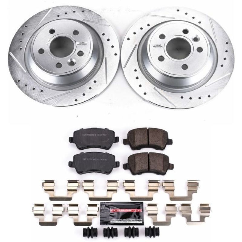 PowerStop Power Stop 12-15 Land Rover Range Rover Evoque Rear Z23 Evolution Sport Brake Kit