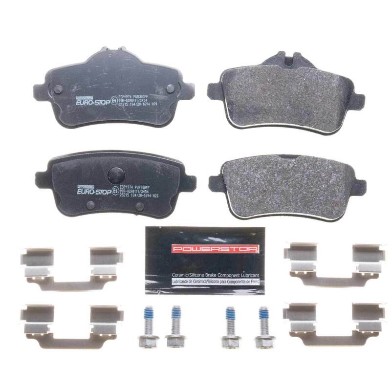 PowerStop Power Stop 12-15 Mercedes-Benz ML350 Euro-Stop ECE-R90 Rear Brake Pads