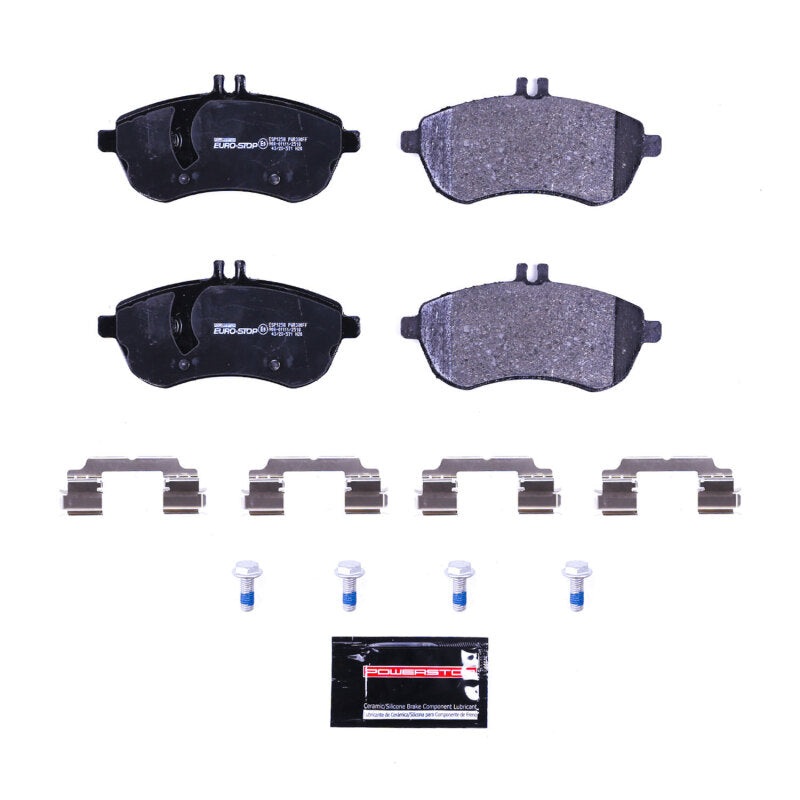 PowerStop Power Stop 12-15 Mercedes-Benz SLK250 Euro-Stop ECE-R90 Front Brake Pads