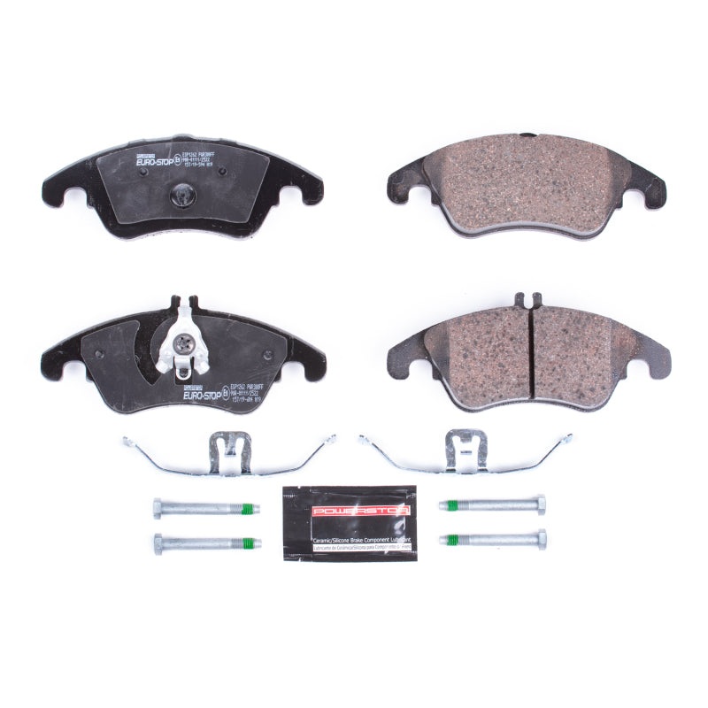 PowerStop Power Stop 12-16 Mercedes-Benz SLK350 Euro-Stop ECE-R90 Front Brake Pads
