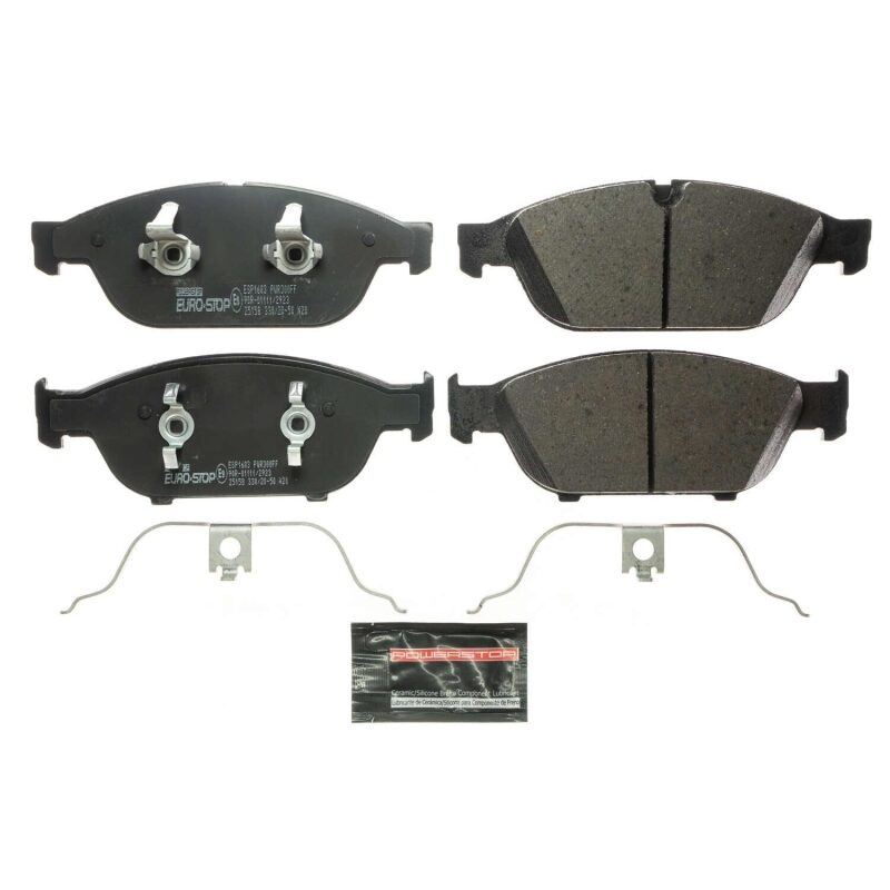 PowerStop Power Stop 13-14 Audi A8 Quattro Euro-Stop ECE-R90 Front Brake Pads