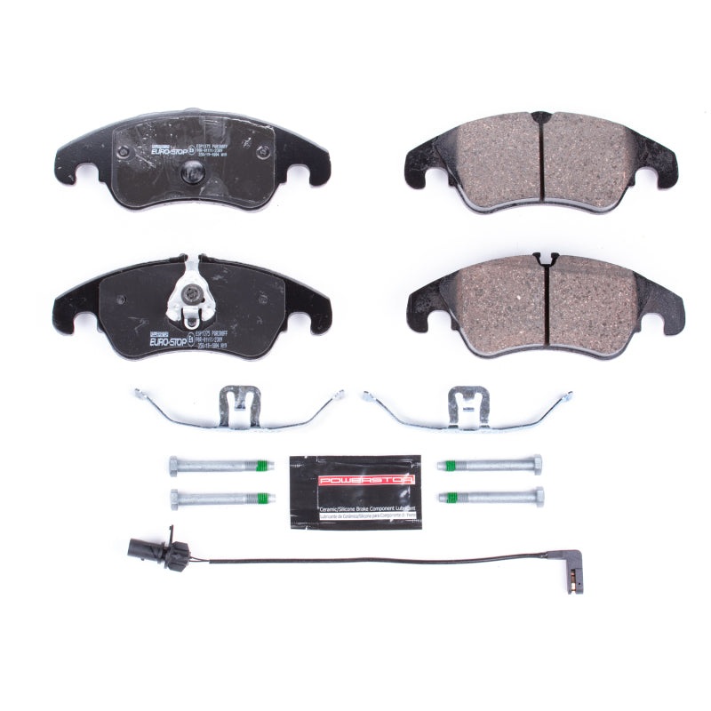 PowerStop Power Stop 13-16 Audi allroad Euro-Stop ECE-R90 Front Brake Pads