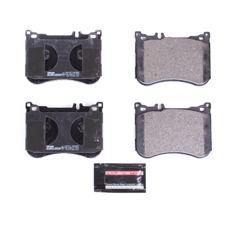 PowerStop Power Stop 13-18 Mercedes-Benz SL550 Euro-Stop ECE-R90 Front Brake Pads