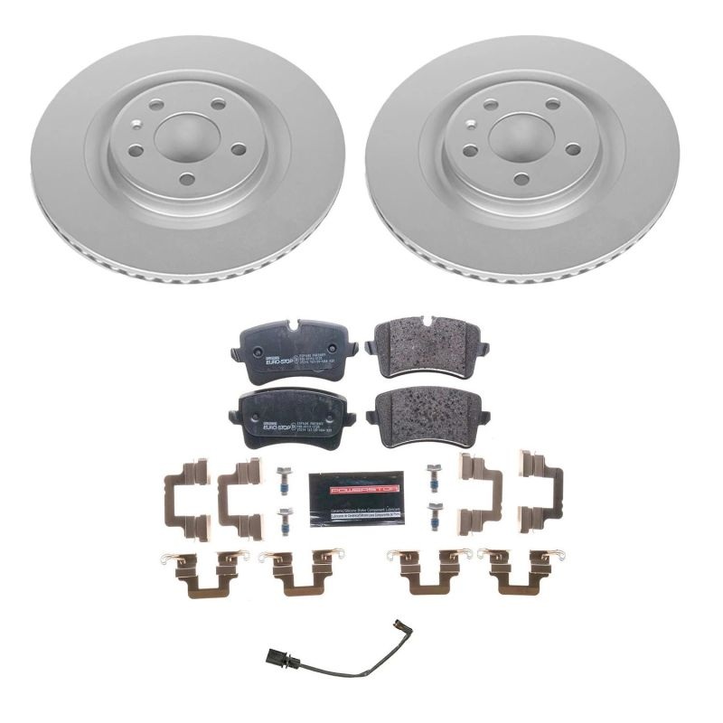 PowerStop Power Stop 14-18 Audi A6 Rear Euro-Stop Brake Kit