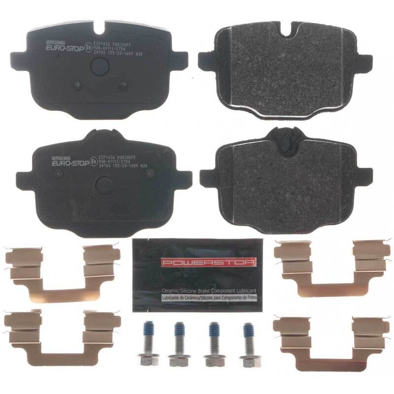PowerStop Power Stop 14-19 BMW M6 Gran Coupe Euro-Stop ECE-R90 Rear Brake Pads