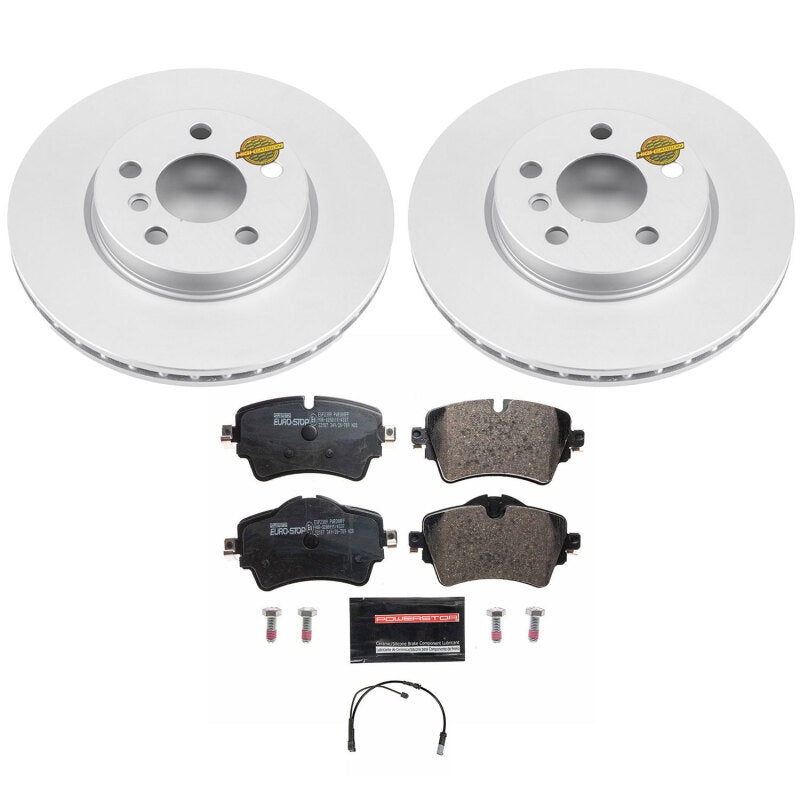 PowerStop Power Stop 14-19 Mini Cooper Front Euro-Stop Brake Kit