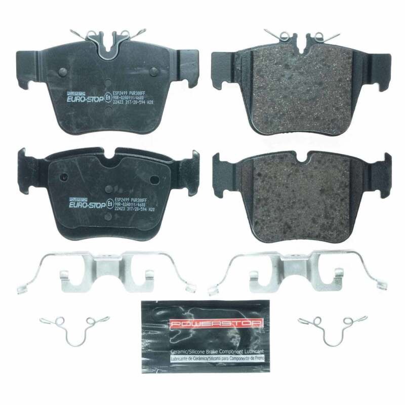 PowerStop Power Stop 17-18 Mercedes-Benz GLC43 AMG Euro-Stop ECE-R90 Rear Brake Pads