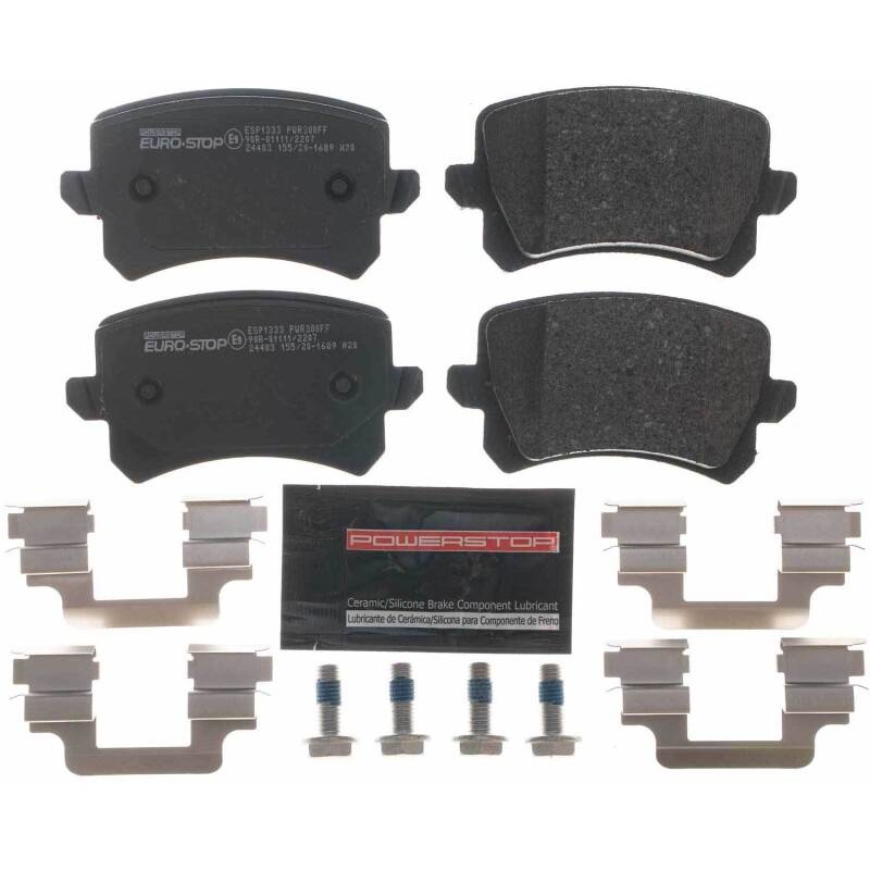 PowerStop Power Stop 17-18 Volkswagen Tiguan Limited Euro-Stop ECE-R90 Rear Brake Pads