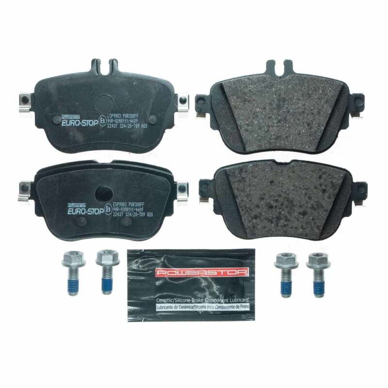 PowerStop Power Stop 17-19 Mercedes-Benz E300 Euro-Stop ECE-R90 Rear Brake Pads
