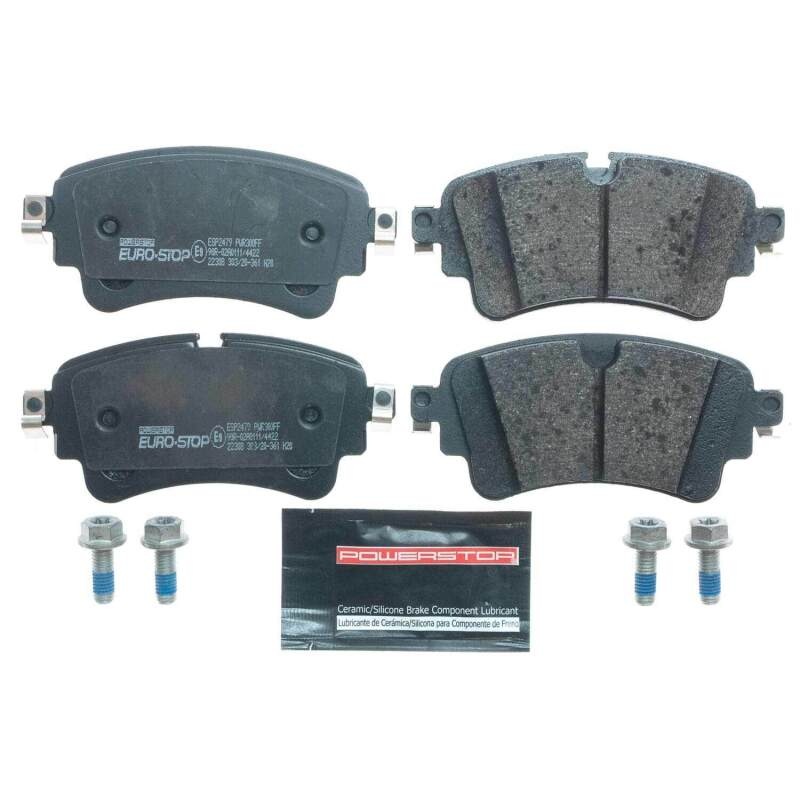PowerStop Power Stop 18-20 Audi SQ5 Euro-Stop ECE-R90 Rear Brake Pads