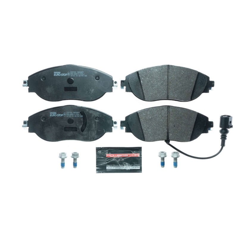 PowerStop Power Stop 18-20 Volkswagen Tiguan Euro-Stop ECE-R90 Front Brake Pads
