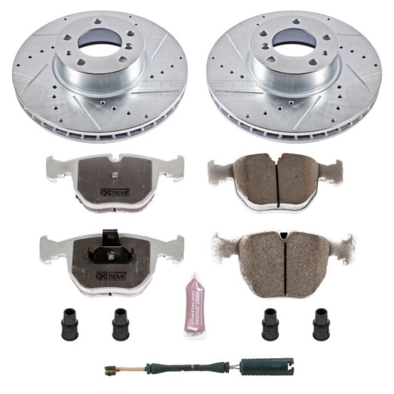 PowerStop Power Stop 1995 BMW 740i Front Z26 Street Warrior Brake Kit
