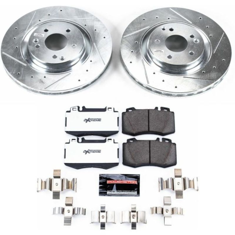 PowerStop Power Stop 2004 Mercedes-Benz C230 Front Z26 Street Warrior Brake Kit