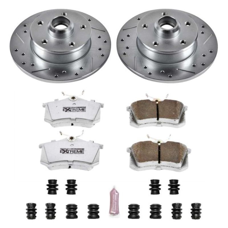 PowerStop Power Stop 94-99 Volkswagen Golf Rear Z26 Street Warrior Brake Kit