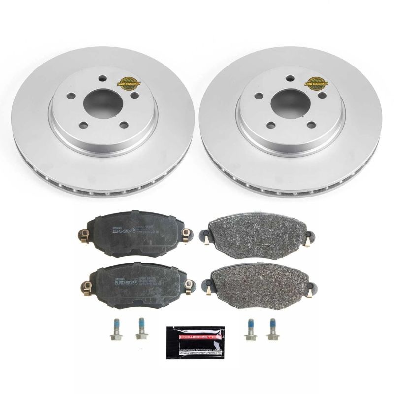 PowerStop Power Stop 02-08 Jaguar X-Type Front Euro-Stop Brake Kit