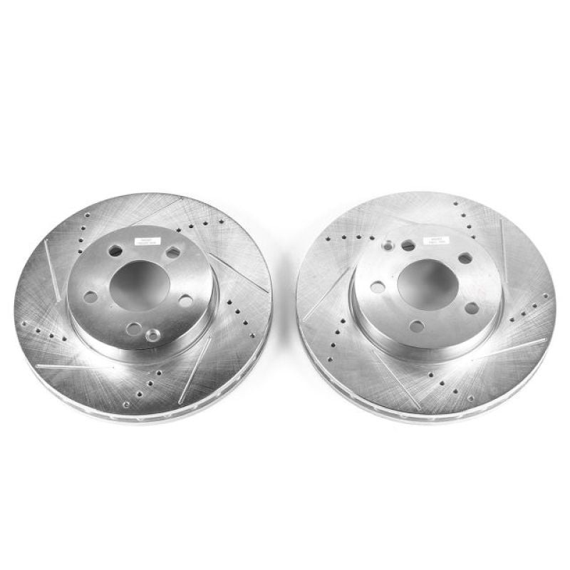 PowerStop Power Stop 03-09 Mercedes-Benz E320 Front Evolution Drilled & Slotted Rotors – Pair