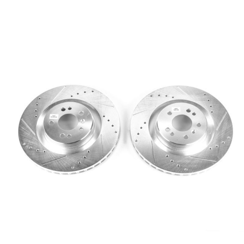 PowerStop Power Stop 05-06 Mercedes-Benz G55 AMG Front Evolution Drilled & Slotted Rotors – Pair