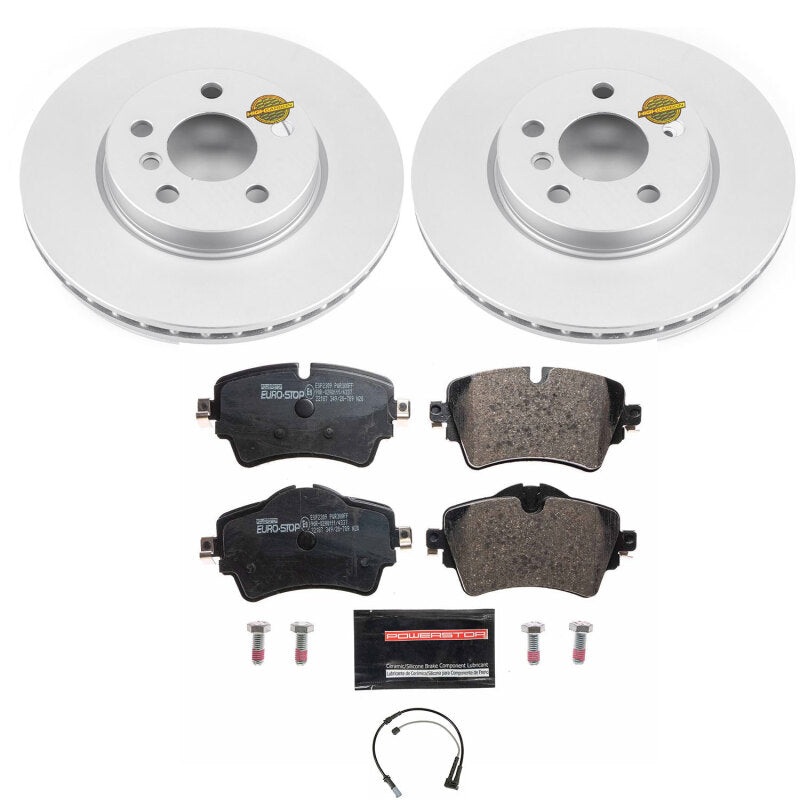 PowerStop Power Stop 16-19 Mini Cooper Clubman Front Euro-Stop Brake Kit