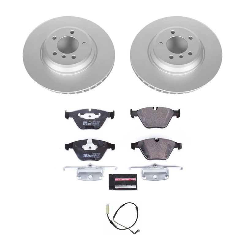 PowerStop Power Stop 2009 BMW 335d Front Euro-Stop Brake Kit