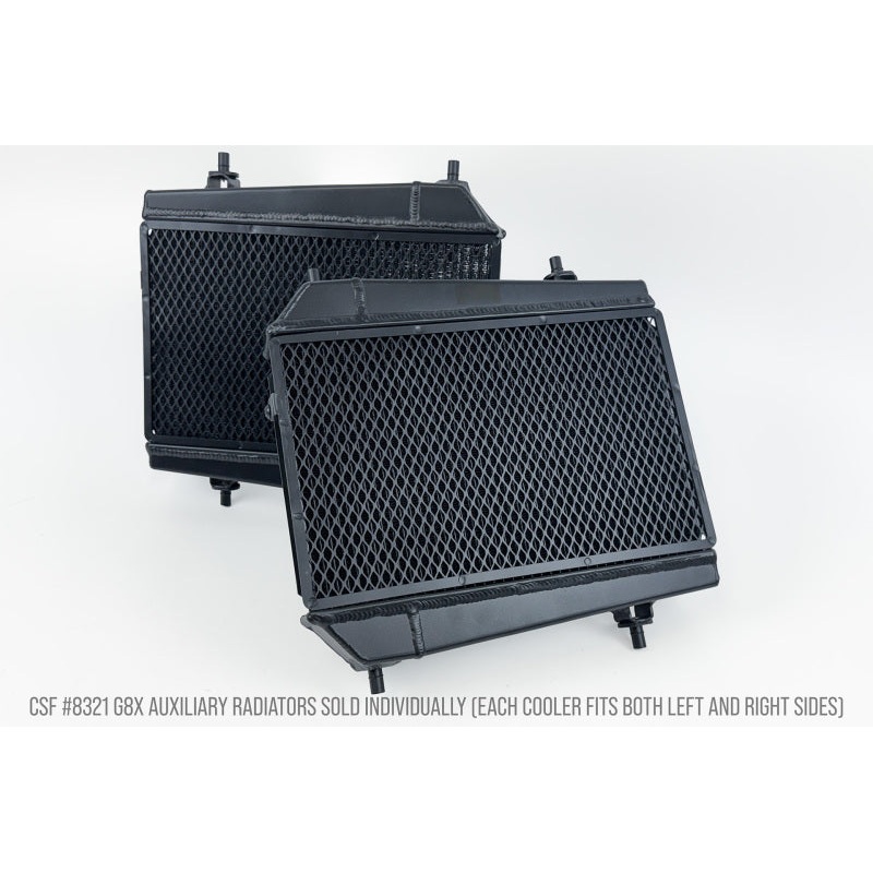 CSF BMW G8X M3/M4/M2 High-Performance Auxiliary Radiator – Single Radiator