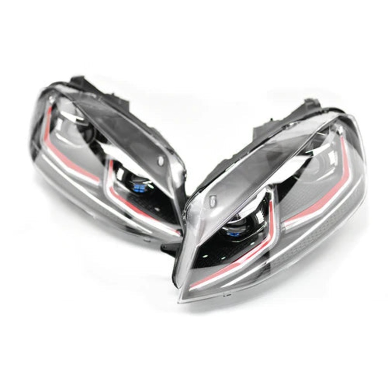 Illuminator Series Dynamic LED Headlights MK7.5 Red Strip (#47) – Scratch & Dent Parts