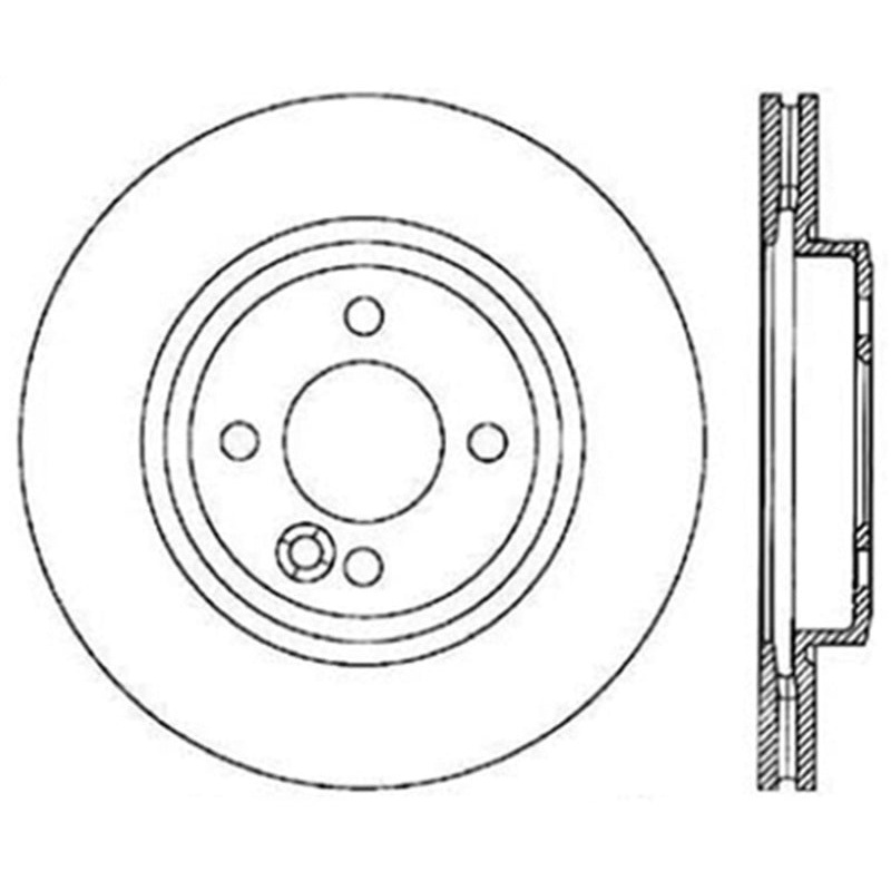 StopTech Power Slot 02-06 Mini Cooper CRYO Front Right Rotor *Special Order 3-6 weeks No